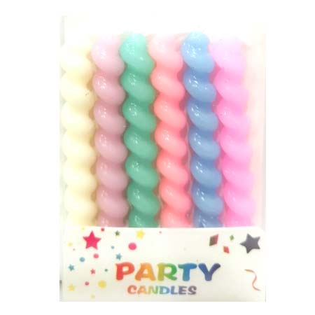 Macaroon Twist Assorted Colors Candle